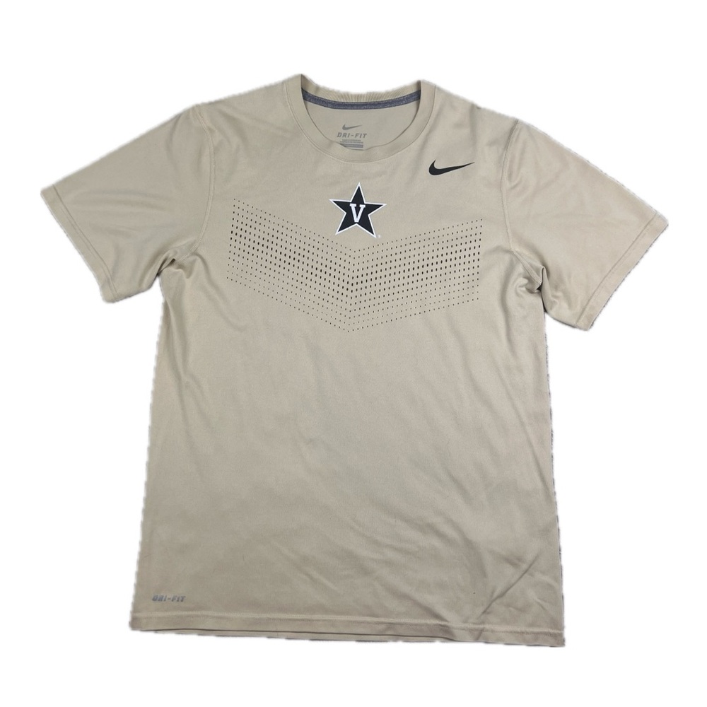 Nike Men's Tan Short Sleeve Tee
